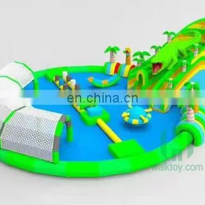 Summer Outdoor Giant Themed Water Park Group,water Park for Children,inflatable Pool Water Park thumbnail-1
