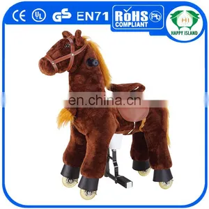 HI Special Offer Horse Ride Toy With Wheel for Kids,mechanical Riding Horse for Sale thumbnail-5