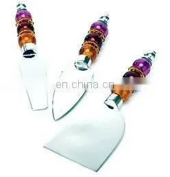Beaded Cheese Server Set thumbnail-1