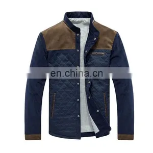 Custom Bomber Jackets-wholesale Nylon Bomber Jackets-2016 New Custom Made Men Quilted Plain Bomber Jackets Quality thumbnail-1