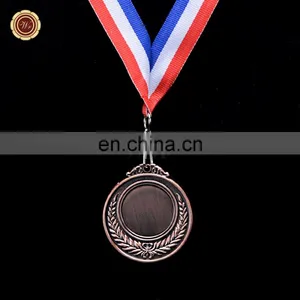 Wr Antique Imitation Metal Sports Medals Customized Bronze Medals With Free Ribbon thumbnail-3
