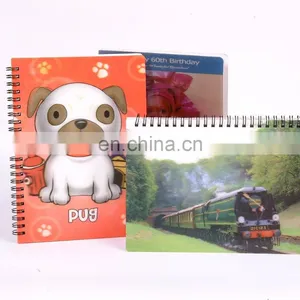 China Wholesale 3D Lenticular Spiral Notebook thumbnail-5