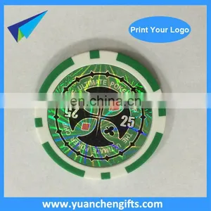 Promotional Cheap Plastic Ceramic Poker Chips With Different Styles thumbnail-1