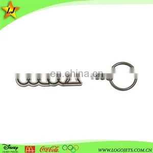 Round Metal Shopping Trolley Coin Key Chain thumbnail-1