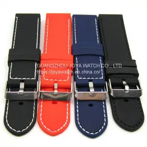 16 18 20 22 24 26 28 30mm Silicone Rubber Watch Band Strap OEM Supplier thumbnail-5
