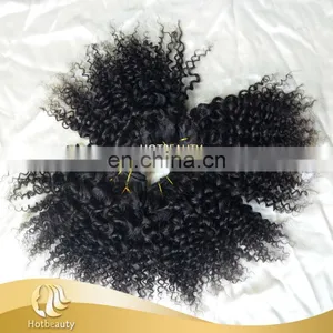 Wholesale 6A Darling Virgin Hair Extension,100% Raw Brazilian Afro Kinky Curly Remy Hair Weaves thumbnail-4
