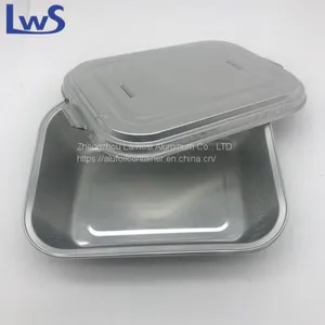 Airline Aluminium Smooth-Wall Foil Food Containers With Lids Airline Catering thumbnail-4