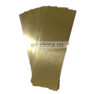Polished Antique 1/2 Hard C26000 C27000 Brass Sheet / Brass Plate thumbnail-1
