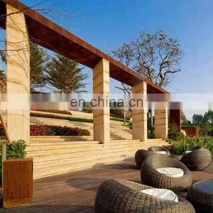 Villa Hotel Corten Steel Sculpture Decoration A588 Grade 50 thumbnail-1