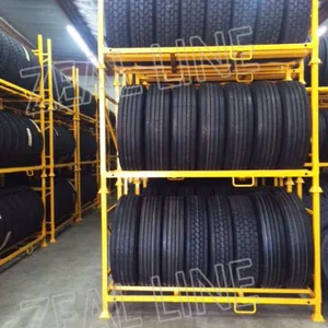 Warehouse Stacking Storage Truck Tyre Tire Rack thumbnail-5