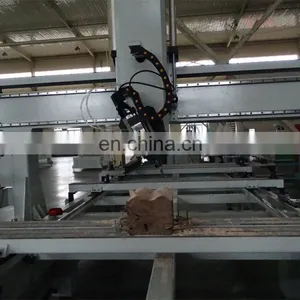 China Four Axis CNC Router Engraver Drilling and Milling Machine for Wood With CNC Controller System thumbnail-3