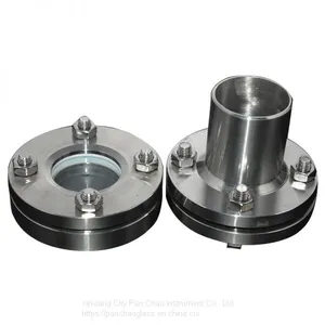 Sanitary Tubular Inline Stainless Steel Sight Glass With Glass Tube thumbnail-3