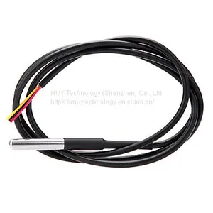 Original Maxim DS18B20 Temp Sensors Wire Digital Temperature Sensor Connector Naked Can be Customized thumbnail-1