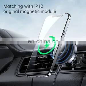 Joyroom Air Vent Mount 15W Phone Magnetic Car Wireless Charger For Car Magsafe Holder For Iphone 12 thumbnail-6