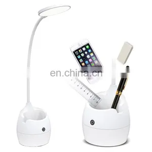 Multifunction Pen Holder Led Table Lamp Touch Switch Eye Protection Reading Led Table Lamp thumbnail-4