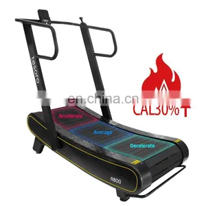 Woodway Low Noise Gym Treadmill With Best Price Guarantee Curved Treadmill & Air Runner Without Motor Fitness Equipment thumbnail-5