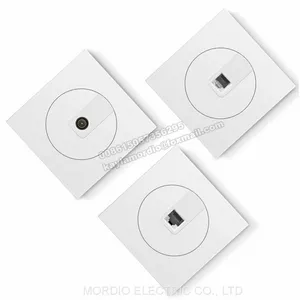 MORDIO Factory Direct 5 Year Guarantee Brand OEM PC WHITE 10A Wall Switch and Socket Germany French Russia 16A SOCKET thumbnail-3