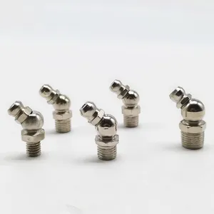Stainless Steel 304 Nozzle 1/4-28 Unf Straight 45 90 Degree Car Nozzle Made in China thumbnail-1