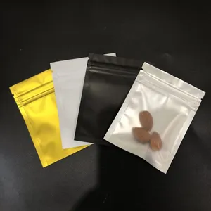 1g 3.5g 1/8oz 1oz Matt Print Window Smell Proof Mylar Bag for Cookies ,tea ,snack ,pills thumbnail-3
