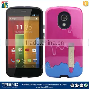 Wholesales Portable Kickstand Combo Case for Motorola g2 thumbnail-6