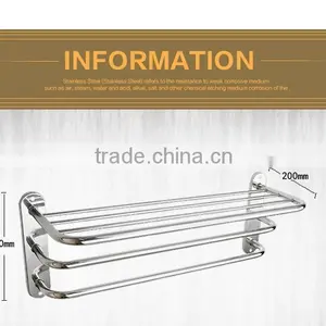 Stainless Steel Bath Towel Rack Free Standing Towel Racks 8634 thumbnail-4