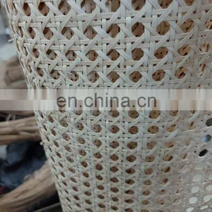 Wholesale 15m Semi Bleached Open Mesh Rattan Cane Webbing for Furniture and Handicrafts Roll WS +84989638256 thumbnail-3