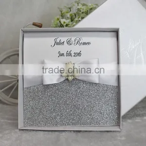 Customized Nice Particular DIY Brooch Card Elegant Wedding Invitations thumbnail-5