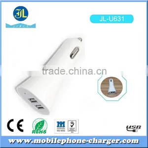 OEM Factory Direct Mobile Phone Charger Colorful Dual Usb Car Charger thumbnail-4