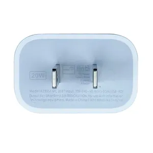 20W PD US USB Charge Ports Type-C Connector Adapter Fast Charging Adapter For IPAD&IPHONE Charger Flex Cell Phone Spare Parts thumbnail-4