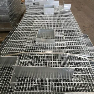 Galvanized Trench Cover 300 Hot Dip Galvanized Gutter Cover GUGT Trench Width 450 Can be Customized With Angle Steel Edge thumbnail-3