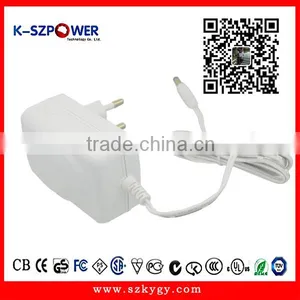 2015 A-seris 10w K-052000 AC DC Wall Type Europe Pins 5V2a Switching Adapter With CE UL thumbnail-1