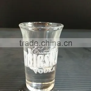 1oz Transparent Mini Shot Glass Liquor Cup With Decal thumbnail-1