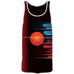 2023 Newest Fashionable Sublimated Basketball Jersey With 100% Polyester thumbnail-1
