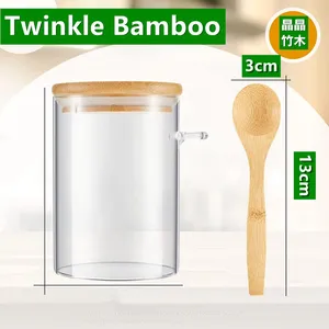 Bamboo Spoon in Bulk, Bambu Serving Spoons for Container,kitchenware thumbnail-1