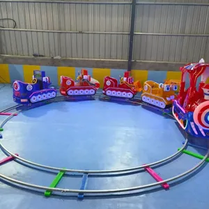 Amusement Theme Park Indoor Outdoor Small Mini Diameter Engineering Car Track Train thumbnail-3