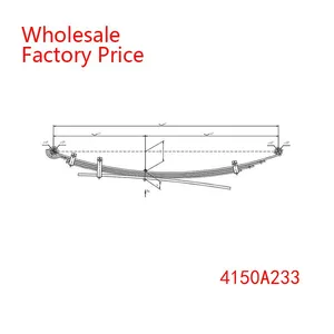 4150A233 Leaf Spring Wholesale For MITSUBISHI thumbnail-2