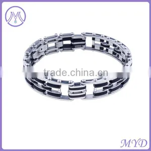 High Quality Vintage Mens Jewelry Stainless Steel Heavy Skull Bracelet thumbnail-6