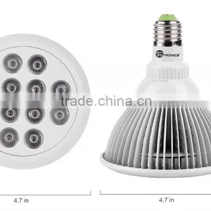 E27 12W 3 Bands Red 630nm 660nm Blue 460nm LED Plant Lamp/LED Grow Light Bulbs thumbnail-2