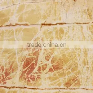 Natural Polished Amarillo Trian Marble Stone thumbnail-4