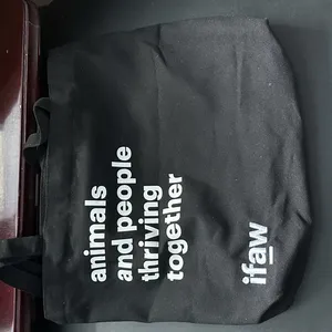 Exhibition Using or Shopping Using Light Weight Wool Felt/Canvas/Linen OEM Stylish Tote Bag thumbnail-5