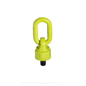 Customized CNC Machined High Load Steel Safety Engineered Swivel Hoist Ring M8 thumbnail-2