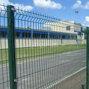 Powder-coated 3D Curved Garden Fence Panels, 3D Welded Wire Mesh, Elegant Pergolas and Gates thumbnail-5