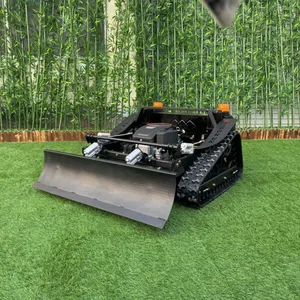 Gasoline Engine Adjustable Cutting Height 10-150Mm Travel Speed 0~6Km/H Mower Remote Control thumbnail-1