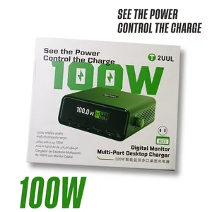 2UUL PC12 100W Smart Digital Monitor Charging Station thumbnail-3