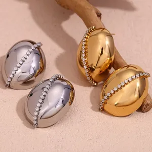 316L Surgical Steel Earrings Bulk Low MOQ OEM Custom Corrosion Resistant Factory Direct thumbnail-5