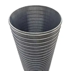 Wedge Wire Filter Element Johnson Type, 316L Stainless Steel, 0.25mm Slot, 500mm Length, Threaded End thumbnail-3
