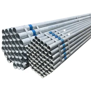 Stock Lot EN 10255 Galvanized Steel Tube | Zinc Coating 60–120 G/m² | S195T | Factory Direct thumbnail-1