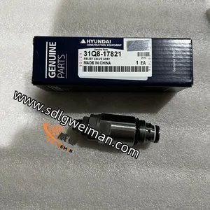 Original Hyundai Relief Valve Assy Part No.31Q8‑17821 for Wheel Loader thumbnail-3