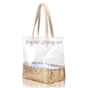 Ladies Transparent Handbag/pvc Tote Bag/pvc Waterproof Bag Quality Choice thumbnail-6