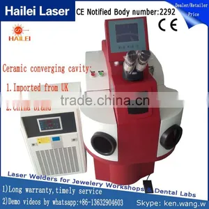 USD4000, Dealer Price!! 200W Jewelry Laser Welding Machine Factory CE Laser Spot Welding Machine Price Laser Welder Agent Needed thumbnail-1